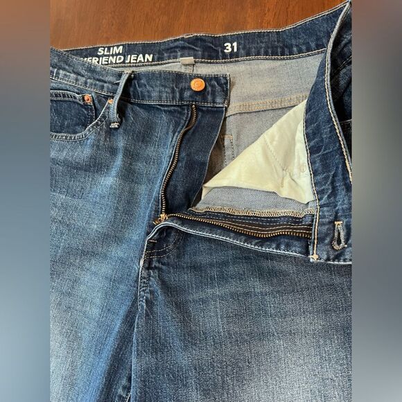 J.Crew Slim boyfriend jean in Greasley wash (Medium wash) size 31. - Picture 4 of 10